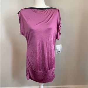 NWT Purple Open Back mini Dress or Tunic